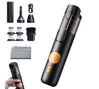 5-in-1 Smart Handheld Vacuum Cleaner, Cordless Portable Mini Car Vacuum, Suction, Blowing, Inflatable, Lighting, Brushing, Portable and Rechargeable, Suitable for Car Use and Home Sofas (1Pcs-B)