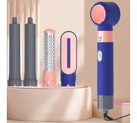 5 in 1, spazzola per asciugacapelli, asciugacapelli, arricciatore ad aria, parrucchiere, spazzola ad aria calda professionale in un unico passo per asciugatura rapida, raddrizzatore, bigodini ad