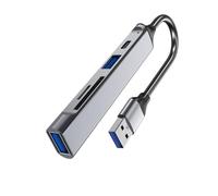 5 In 1 Tipo Multiport USB C Hub Docking Station Con USB3.0 2.0 Lettore di Schede Per I Computer Portatili