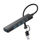 5 In 1 USB C/Adattatore Docking Station Con 3xUSB2.0+1xUSB3.0+1xType Adattatore Laptop Dock Per Laptop Power Data Port