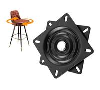 5 Inch Cuscinetti Girevoli Quadrati, Piatto Girevole, Cuscinetto Piatto Rotante, Giradischi Girevole a 360 °, 127 * 127 * 20 mm, Portante 200Kg, per Sgabelli, Tavoli, Librerie