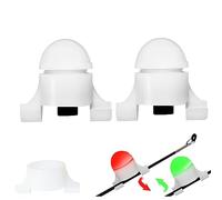 5 indicatori di abboccamento elettronico 2 in 1 con sensore di movimento, luce di allarme, pesca, pesca notturna, canne a LED, indicatore di morso a clip, indicatore di pesce (2 pezzi)