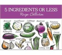 5 Ingredients or Less Recipe Card Collection Tin - 72 Recip (Other printed item)