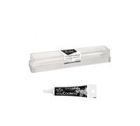 5 inserti bÃ»che de NoÃ«l + Penna per glassatura nera