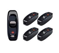 5 interruttori in linea da 250 V, 10 A, da tavolo in linea On/Off, cavo interruttore con indicatore LED, interruttore per dispositivi di piccole dimensioni o luci, lampada da tavolo (nero)