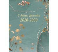 5 Jahres Kalender 2026-2030: Monatsplaner, 60 Monate von Januar 2026 bis Dezember 2030 | Terminplaner & Organizer A4 mit Feiertage - ein Monat auf zwei Seiten | Großes Format zum Notieren