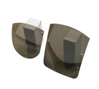 5. Kit di carenatura da 75 pollici per il parabrezza del parabrezza compatibile con moto in stile pilota a basso contenuto di motociclette Sportster XL883 1200 Modelli(Nero)