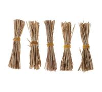 5 kit di erba di paglia in miniatura per 1/12 bambole casa camera giardino decorazione