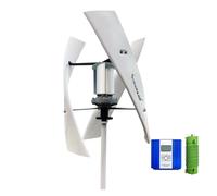 5 KW 24 V 48 V Asse verticale Maglev vento a bassa velocità con energia libera e basso rumore per uso domestico (controllo ibrido MPPT, colore, 24V)