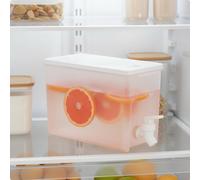 5 L Dispenser da Frigo con Rubinetto Salvaspazio per Estate