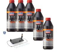 5 L Liqui Moly 1200 Trasmissione Vaico Filtro Olio per BMW X5 3.0d 3.0i Land