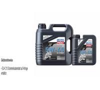 5 L Liqui Moly Olio Motore Motorrad 4Takt 5W-40 HC Street API SN PLUS JASO MA2