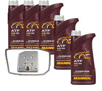 5 L MANNOL ATF AG55 FEBI Filtro Olio Cambio Per Ford Ranger 3.2 TDCi 4x4 2.0