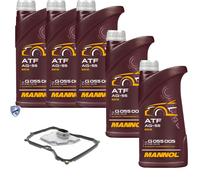 5 L MANNOL ATF AG55 VAICO Filtro Olio Cambio Per MINI Mini Cabriolet Cooper S