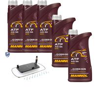 5 L mannol Atf AG55 Vaico Filtro Olio Trasmissione per BMW X5 3.0d Land Rover