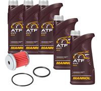 5 L mannol Atf Cambio Febi Filtro Olio Trasmissione per Honda Jazz IV 1.3 1.5