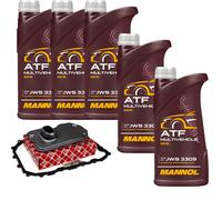 5 L mannol Atf Multivehicle Jws Febi Filtro Olio Trasmissione per VW Touareg 3.0