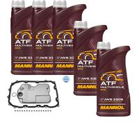 5 L MANNOL ATF Multivehicle JWS MEYLE Filtro Olio Cambio Per Audi Q7 3.0 TDI