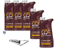 5 L MANNOL ATF Multivehicle JWS VAICO Filtro Olio Cambio Per Opel Kadett E CC