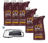 5 L mannol Atf Multivehicle Vaico Filtro Olio Trasmissione per Mercedes Vito 114