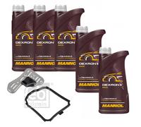 5 L mannol Dexron II Febi Filtro Olio Trasmissione per Peugeot 206 Cc 1.6 16V