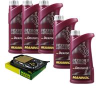 5 L MANNOL Dexron II MANN Filtro Olio Per Cambio Audi 80 1.6 1.8 Coupé