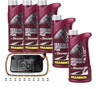 5 L mannol Dexron III Febi Filtro Olio Trasmissione per BMW 3er Compatto 316 Ti