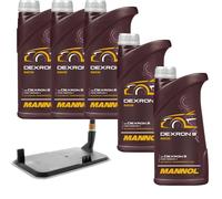 5 L MANNOL Dexron III VAICO Filtro Olio Cambio Per BMW 3er Cabriolet 320 Ci 330