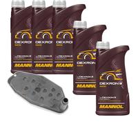 5 L mannol Dexron III Vaico Filtro Olio Trasmissione per Jeep Cherokee 2.8 CRD