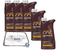 5 L mannol Dexron III Vaico Filtro Olio Trasmissione per Kia Sorento I 2.5 Crdi