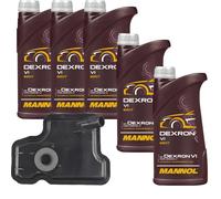 5 L MANNOL Dexron VI FEBI Filtro Dell'Olio Del Cambio Per Opel Z18 2.0 CDTi 1.5