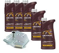 5 L MANNOL Dexron VI VAICO Filtro Dell'Olio Per Mercedes-Benz W463 G 350 D Puch