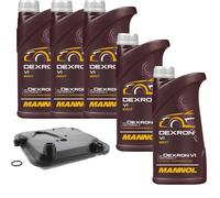 5 L MANNOL Dexron VI VAICO Filtro Olio Cambio Per Dodge D1 DC DH DM DR 3.7 KA
