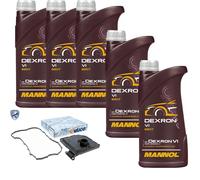 5 L MANNOL Dexron VI VAICO Filtro Olio Cambio Per KIA QL 1.6 GDi 2.0 CRDi AWD
