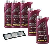 5 L mannol Trasmissione Dexron II Febi Filtro Olio per Honda Crx III 1.6 Esi