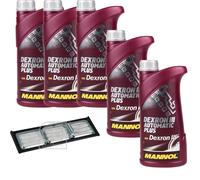 5 L mannol Trasmissione Dexron III Febi Filtro Olio per Honda Crx 1.6 Esi