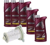 5 L mannol Trasmissione Dexron VI Febi Filtro Olio per Opel Z18 2.0 4x4 1.5
