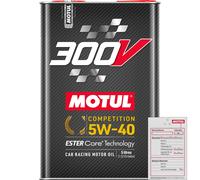 Olio motore MOTUL 300V Compétition 5W40 - 100% sintesi - 5 Litri