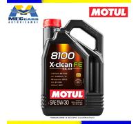 5 L MOTUL 5W30 X-CLEAN FE OLIO MOTORE SINTETICO ACEA C2 C3 RN17 PSA B71 2290 MB