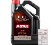 Olio motore MOTUL 8100 POWER 5W50 5L