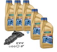 5 L RAVENOL ATF T-WS Liquido Trasmissione + Filtro Cambio Automatico