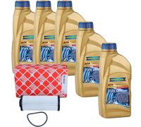 5 L RAVENOL ATF T-WS Olio Autom. + Filtro Per VW Arteon 2.0 TSI