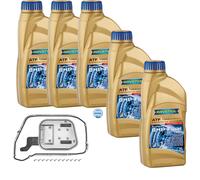 5 L RAVENOL ATF T-WS Olio Cambio Automatico + Filtro per Audi Q5 2.0 TFSI Hybrid