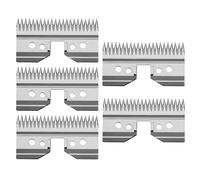 5 Lame Di Ricambio In Metallo, Compatibili Con Andis, Compatibili Con Oster, Clipper Ad Alimentazione Rapida Serie KM A5, Lama Mobile For Toelettatura A5.