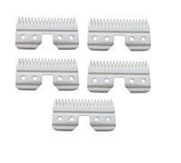 5 lame in ceramica per la maggior parte dei tagliacapelli Andis Oster Wahl AG A5 Tagliacapelli Trimmer Barba Dog Grooming Lama di Ricambio