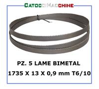 5 LAME PER METALLI BIMETAL 1735 SEGATRICI NEBES E COMPATIBILI CATOCCIMACCHINE