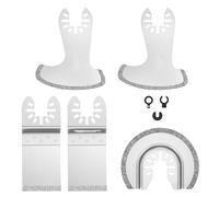 5 lame per muratura multiutensile, lame oscillanti diamantate per utensili multiuso, modello universale per la rimozione della malta, lama per la rimozione della malta per strumento oscillante