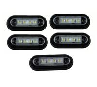 5 LED bianco luce di delimitazione e marcatura 24V per Scania Volvo Iveco DAF...