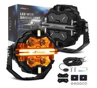 5" LED Light Bar Pod RGB DRL For Off Road SUV ATV Marine Boat 4WD IP68 212W