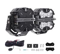 5" LED Light Bar Pods White+Amber DRL For Jeep ATV UTV 4WD Mining Excavator IP68